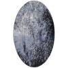 Nourison Passion Light Blue Black PSN10 4 ft. Round Rug