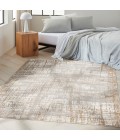 Calvin Klein Rush Area Rug CK950 Ivory/Taupe