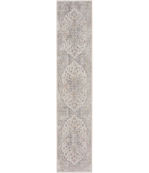 Nourison Astra Machine Washable Area Rug ASW12 Silver Grey