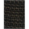 Nourison Cozy Shimmer Black Gold CSH01 8 ft. X 10 ft. Rect. Rug