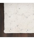 Nourison Cozy Shimmer Ivory Silver CSH01 8 ft. X 10 ft. Rect. Rug