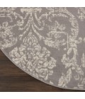 Nourison Jubilant Round Area Rug JUB09-Grey