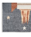 Nourison Astra Machine Washable Area Rug ASW06 Sky Blue
