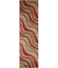 Nourison Somerset - St81 Multicolor Area Rug 2 ft. 3 X 8 ft. Rectangle