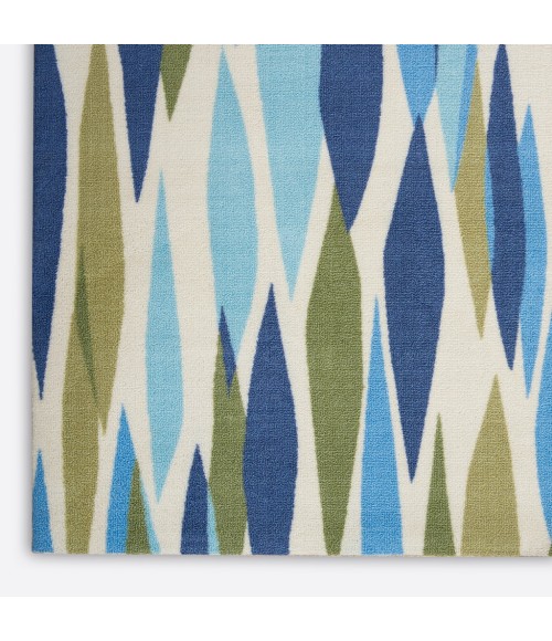 Waverly Sun N' Shade Runner Area Rug SND01-Seaglass