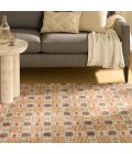Nourison Nordic Rust Multicolor NRC14 8 ft. X 10 ft. Rect. Rug
