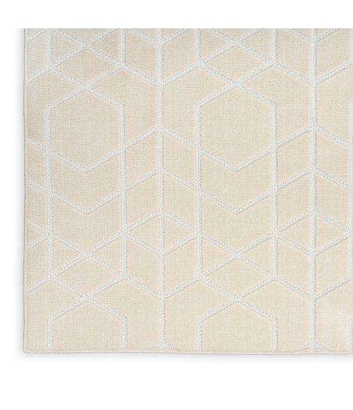 Nourison Washable Charm Ivory WCH01 6 ft. X 9 ft. Rect. Rug