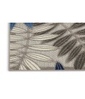 Nourison Aloha Grey Blue Rug ALH18 9 ft. X 12 ft. Rectangle - Rugs Town Nourison Aloha Grey Blue ALH18 9 ft. X 12 ft. Rectangle Rug