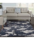 Nourison TEXTURED CONTEMPORARY Area Rug Nourison Textured Contemporary Area Rug TEC01-Blue/Grey