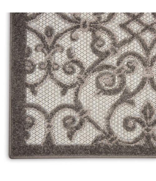 Nourison Aloha Area Rug ALH21-Grey/Charcoal