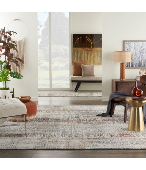 Nourison Tangra Multicolor TNR04 9 ft. X 12 ft. Rect. Rug