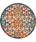 Nourison Aloha Round Area Rug ALH21-Multicolor