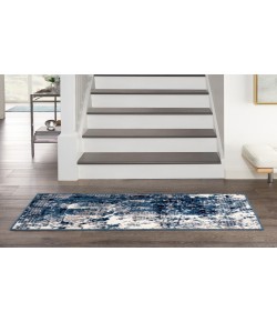 Nourison Home Grafix GRF38 Navy Blue 3 ft. X 5 ft. Area Rug