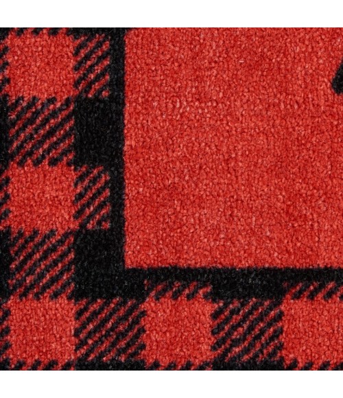 Nourison ACCENT DECOR/XMAS Area Rug Nourison Accent Decor/Xmas Area Rug 102JP-Red