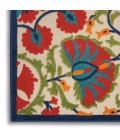 Nourison Aloha Area Rug ALH20 Red/Multicolor 5'3" x 7'5"