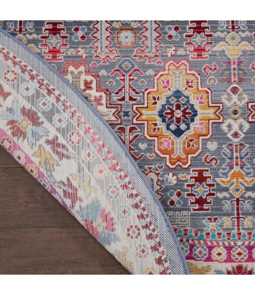 Nourison VINTAGE KASHAN Area Rug Nourison Vintage Kashan Area Rug VKA05-Grey/Multi