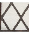 Nourison FEATHER SOFT Area Rug Nourison Feather Soft Area Rug FEA01-Ivory Charcoal