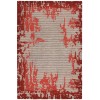 Nourison Symmetry - Smm02 Beige Red Area Rug 5 ft. 3 X 7 ft. 9 Rectangle