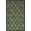 Nourison Easy Care Green NES01 5 ft. X 7 ft. Rectangle Rug