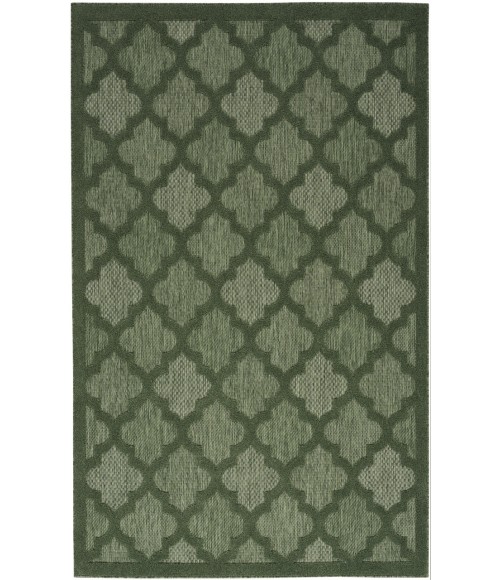 Nourison Easy Care Green NES01 5 ft. X 7 ft. Rectangle Rug