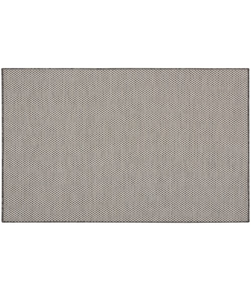 Nourison Courtyard Ivory/Charcoal COU01 4 ft. Square Rug
