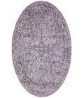 Nicole Curtis Machine Washable Series 1 Grey SR104 7 ft. 10 in. Round Rug