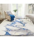 Nourison Twilight Area Rug TWI27 Ivory/Blue 8'6" x 11'6"