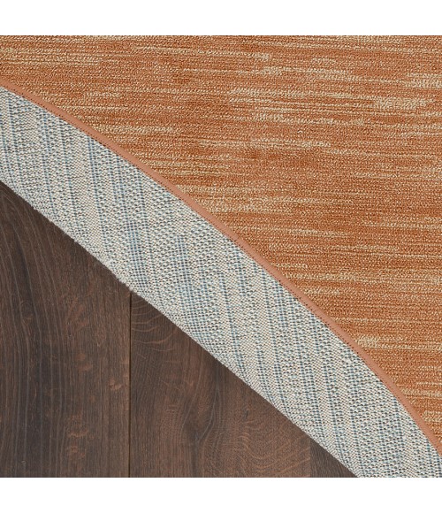 Nourison Home Nourison Essentials Rust NRE01 8 ft. Round Rug