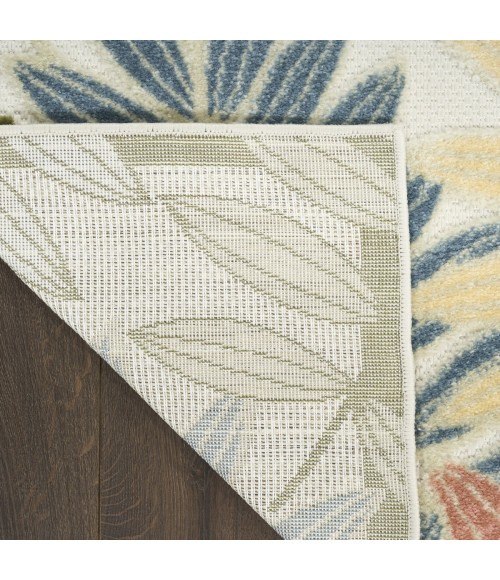 Nourison Aloha Ivory Rose ALH18 7 ft. 10 in. X 10 ft. 6 in. Rect. Rug