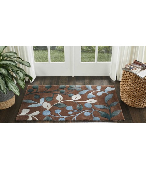 Nourison CONTOUR Area Rug Nourison Contour Area Rug CON02-Mocha