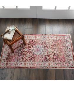 Nourison Vintage Kashan - Vka01 Red Area Rug 2 ft. X 4 ft. Rectangle