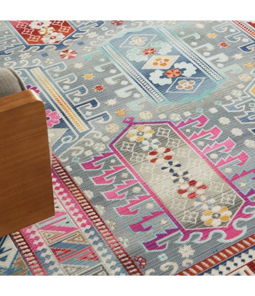 Nourison VINTAGE KASHAN Area Rug Nourison Vintage Kashan Area Rug VKA06-Grey/Multi