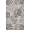 Nourison Garden Oasis Grey GOA05 3 ft. X 5 ft. Rectangle Rug