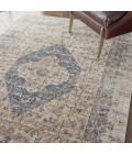 kathy ireland Home Malta Area Rug MAI11-Ivory/Blue