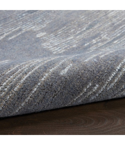 Michael Amini Ma30 Star Area Rug SMR02 Blue 4' x 6'