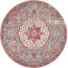 Nourison Passion - Psn22 Grey Multicolor Area Rug 8 ft. X Round