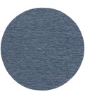 Nourison Washable Solutions Navy Blue WSL01 8 ft. X Round Rug