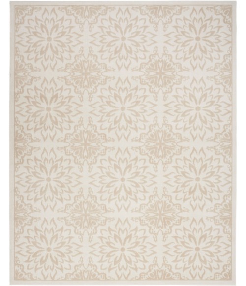 Nourison Jubilant Ivory Beige JUB06 9 ft. X 12 ft. Rect. Rug