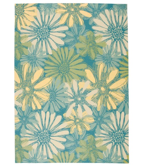 Nourison Home & Garden Area Rug RS022 Blue 10' x 13'
