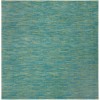 Nourison Essentials - Nre01 Blue Green Area Rug 9 ft. X Square