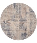 Nourison Rustic Textures Area Rug RUS05 Beige/Grey 7'10" Round
