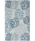 Nourison Garden Oasis Blue GOA05 4 ft. X 6 ft. Rectangle Rug