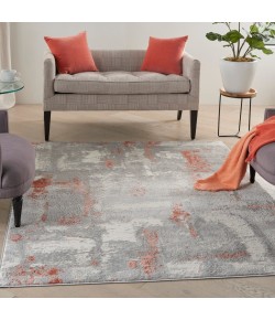 Nourison Elation - Etn06 Grey Brick Area Rug 4 ft. X 6 ft. Rectangle