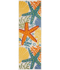 Nourison Home Aloha ALH24 Multicolor 2 ft. X 6 ft. Area Rug