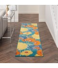 Nourison Allur Area Rug ALR06-Turquoise Multicolor