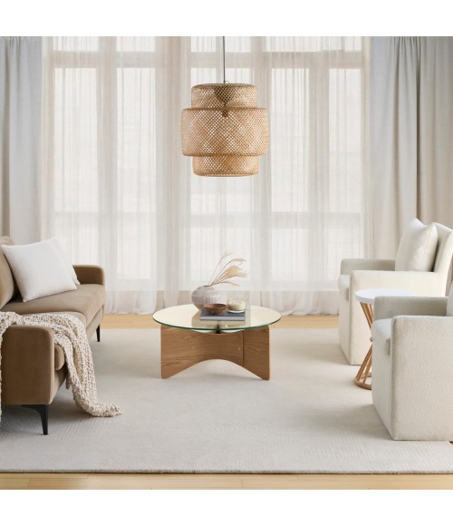 DKNY Pure Patterns Ivory PRN01 9 ft. X 12 ft. Rect. Rug