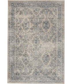 kathy ireland Home Ki25 Malta - Mai12 Ivory Blue Area Rug 3 ft. 11 X 5 ft. 7 Rectangle