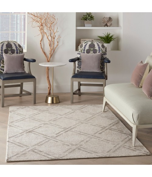 Nourison Venosa Area Rug VSN01-Ivory/Grey