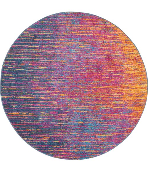 Nourison Passion Round Area Rug PSN09-Multicolor