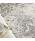 Nourison SAHARA Area Rug kathy ireland Home Sahara Area Rug KI394-Blue/Ivory
